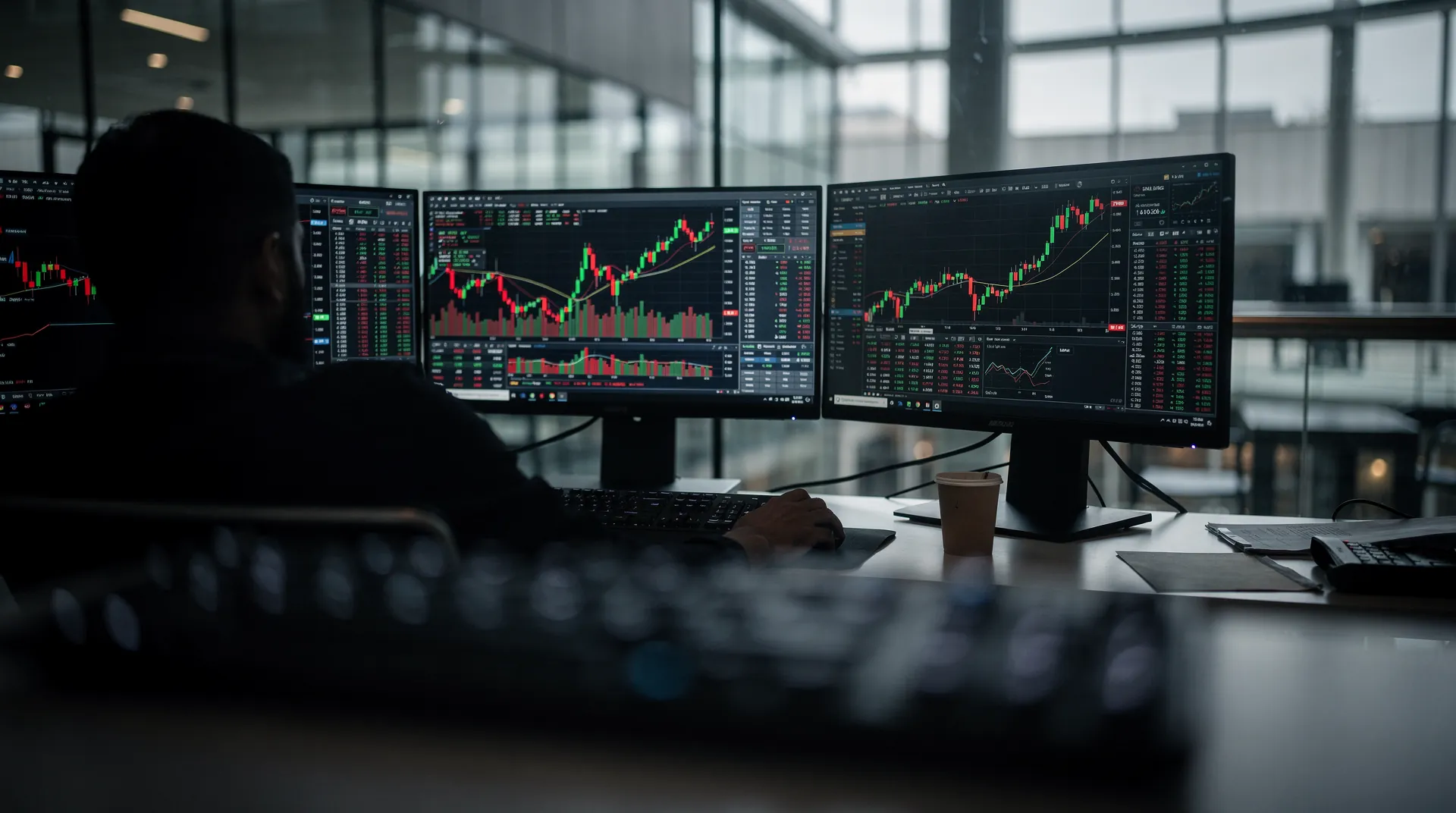 Derivatives volume is spiking while spot dies. Here is the trap being set