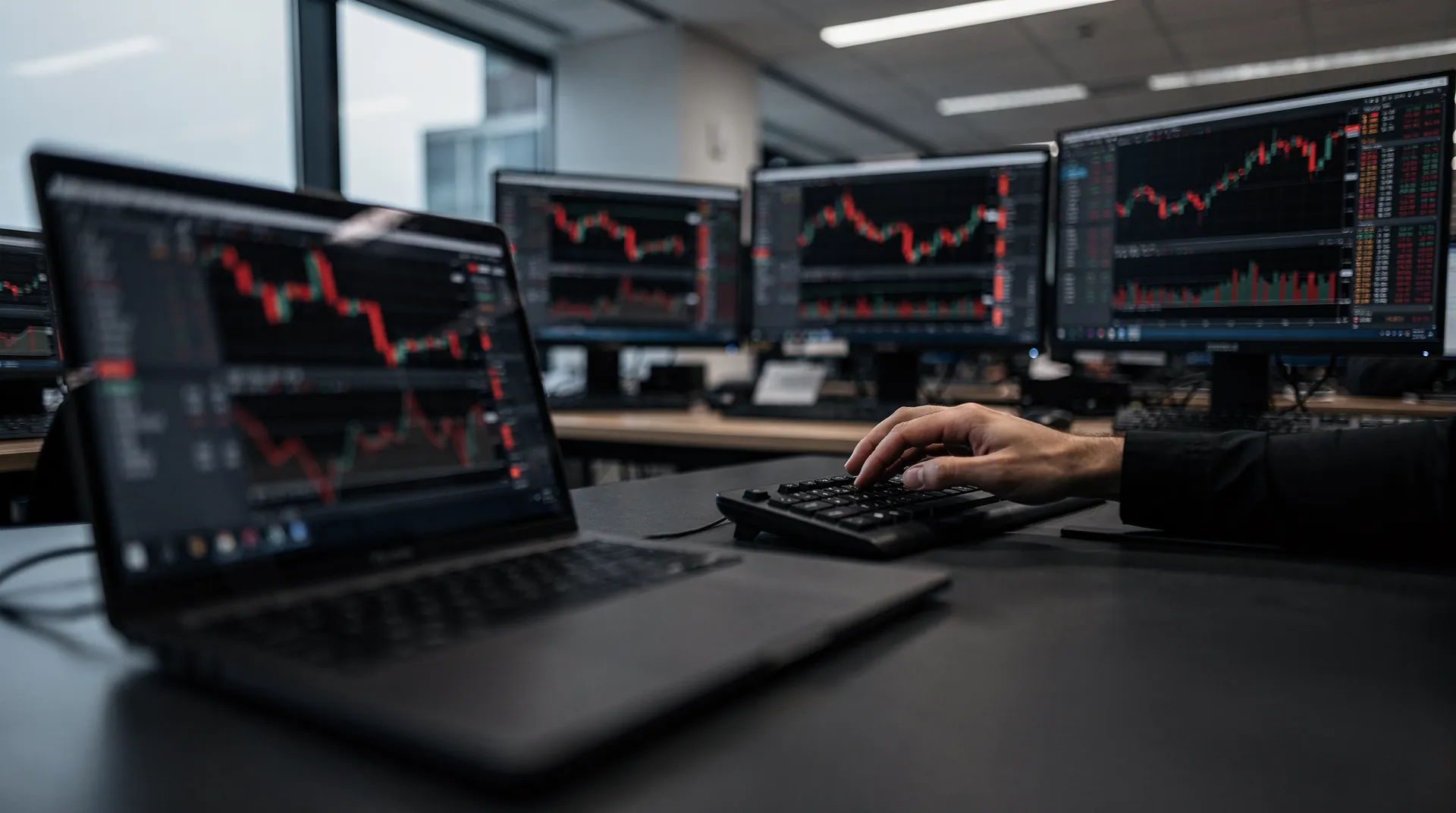 Fear is hitting the market but volume is spiking. Here is the trade